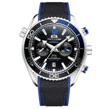 Load image into Gallery viewer, Men Automatic Self Wind Mechanical Canvas Rubber James Bond 007 Style watches