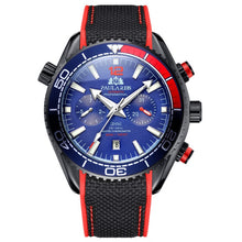 Load image into Gallery viewer, Men Automatic Self Wind Mechanical Canvas Rubber James Bond 007 Style watches