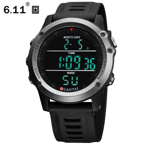 6 6.11 DUANTAI Digital Men Wristwatch Relogio Masculino Stopwatch Men's Watches